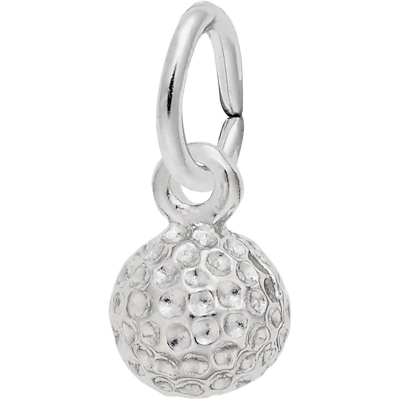 Golf Ball Charm, Charms for Bracelets and Necklaces